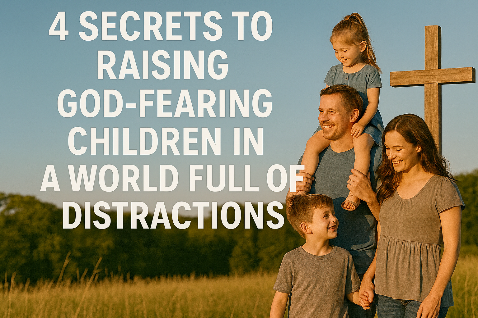 4 Secrets to Raising God-Fearing Children in a World Full of Distractions