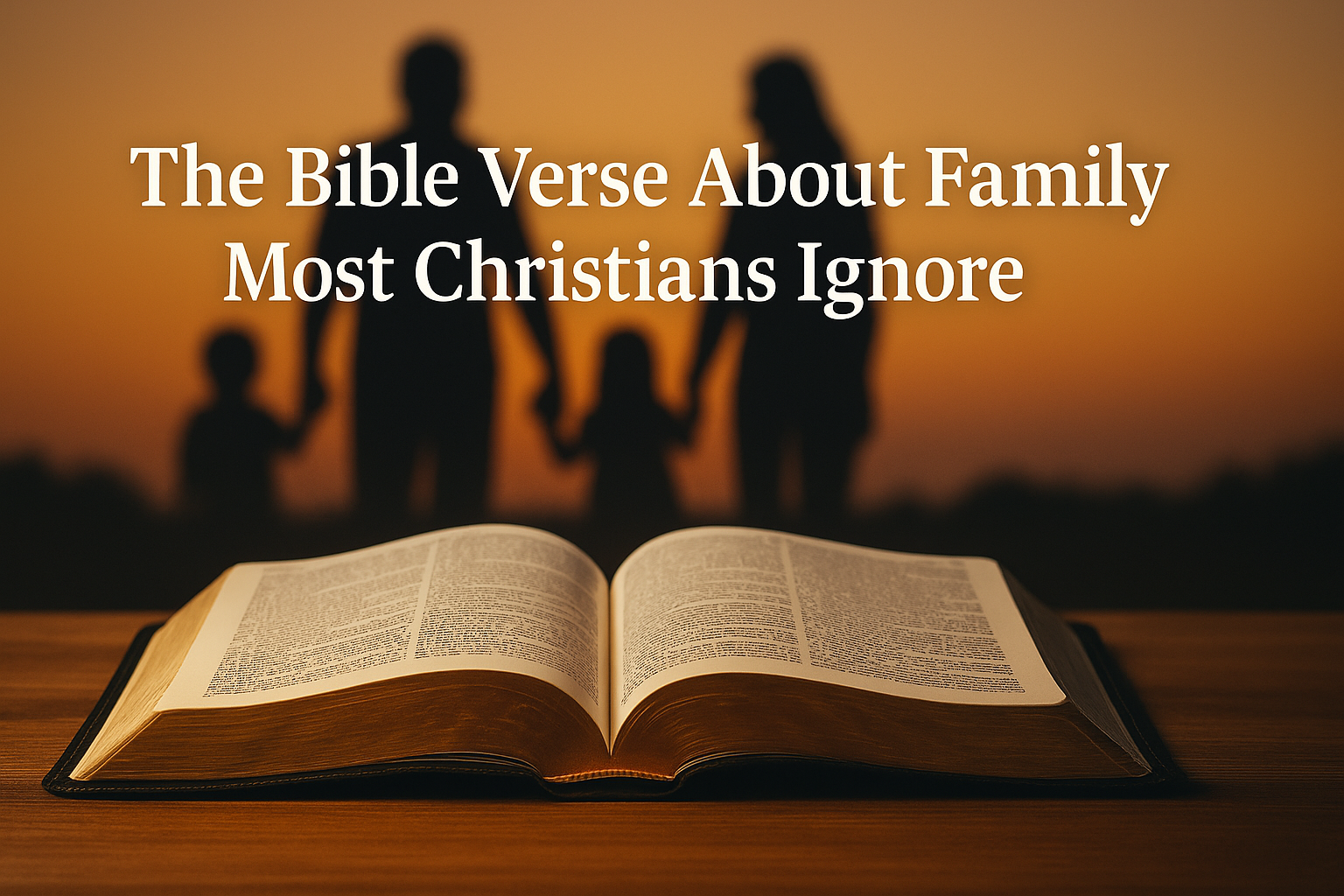The Bible Verse About Family Most Christians Ignore