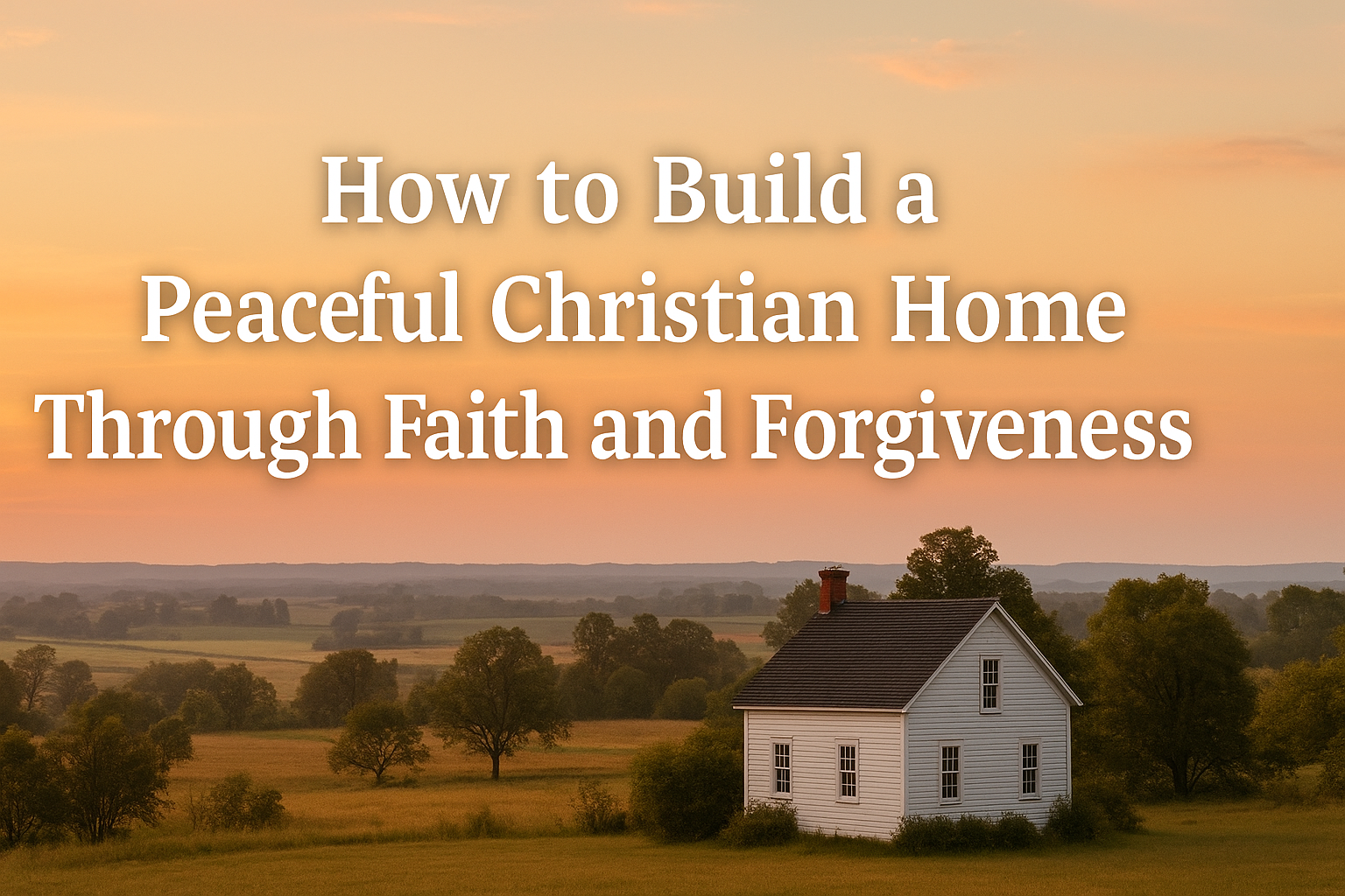 How to Build a Peaceful Christian Home Through Faith and Forgiveness